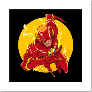 Flash hero Posters and Art